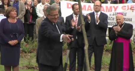 Skandal podczas przemówienia prezydenta