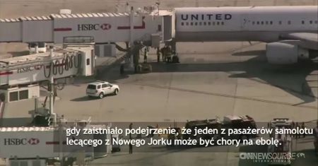 Pasażer z podejrzeniem eboli