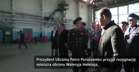 Szef MON Ukrainy musiał odejść