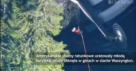 Turystka utknęła w górach