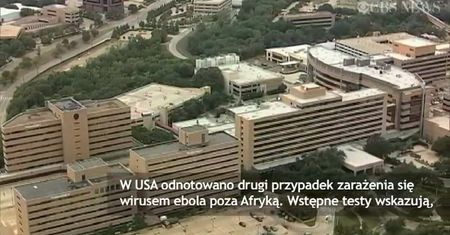 Pracownik szpitala w Dallas chory na ebolę