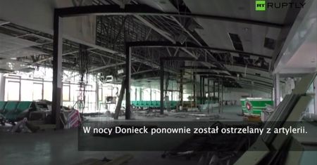 Donieck zbombardowany