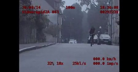 Jechał slalomem, prawie wpadł na radiowóz