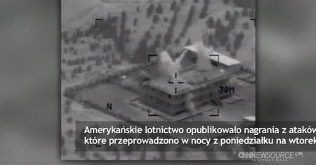 Nagranie amerykańskich nalotów na pozycje ISIL