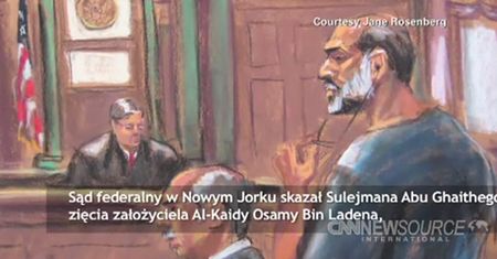 Zięć Osamy bin Ladena skazany