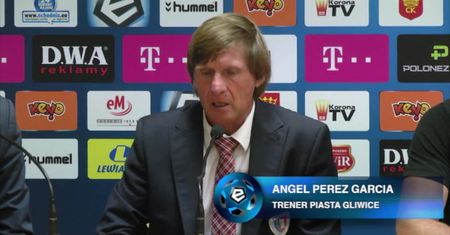 Trener i piłkarze Piasta po porażce z Koroną