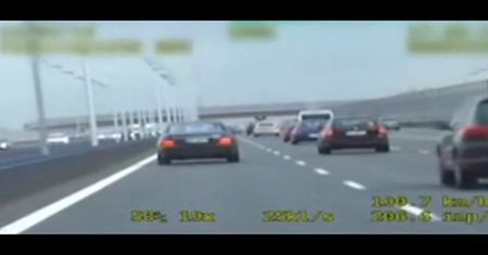 238 km/h w mercedesie na S8