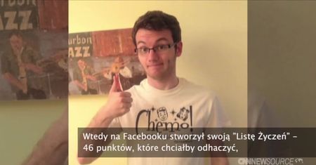 Chory na raka kwestuje dla innych chorych