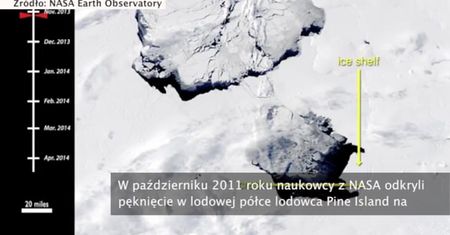 Jak przemieszcza się lodowa wyspa B31?