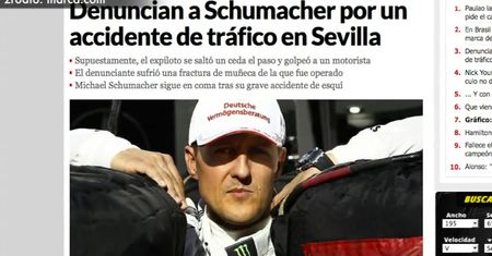 Schumacher spowodował wypadek?
