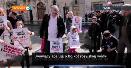 Lwów bojkotuje rosyjską wódkę