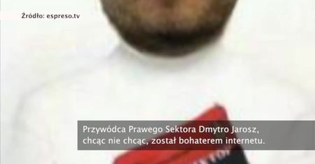 Wizytówka lidera ukraińskich nacjonalistów
