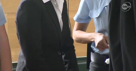 Katarzyna W. słucha wyroku