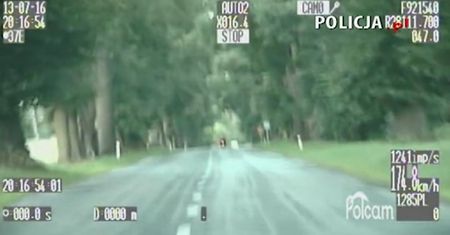56 punktów karnych dla motocyklisty