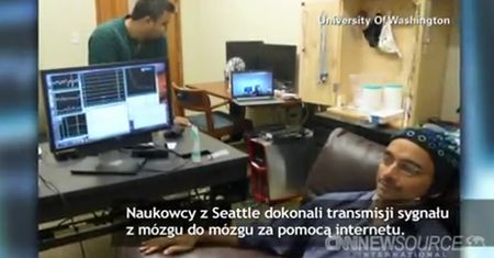 Połączenie mózgów przez internet