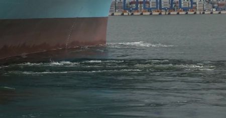 Wizyta na pokładzie statku Maersk Triple-E