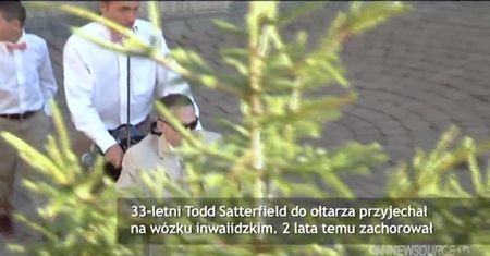 Do ołtarza na wózku, by zdążyć przed rakiem