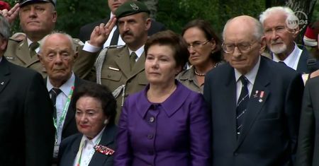 Hołd dla uczestników Powstania Warszawskiego