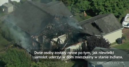 USA: Samolot uderzył w dom mieszkalny