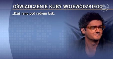 Kuba Wojewódzki oblany żrącą substancją