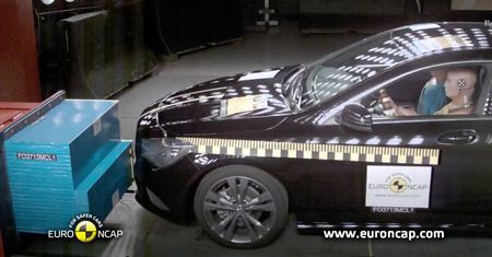Test zderzeniowy Mercedes CLA