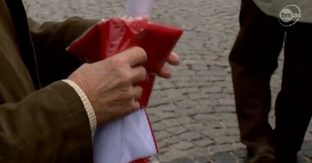 Patriotyczny happening w Białymstoku