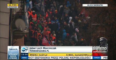 Bójka podczas Marszu Niepodległości