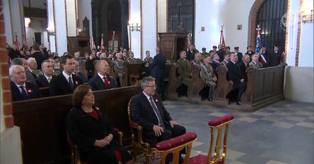 Para prezydencka wzięła udział we mszy świętej