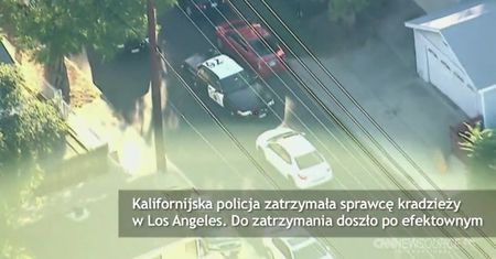 USA: Uciekał tyłem z miejsca kradzieży