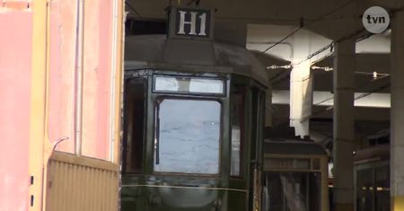 Łodzianin jeździ własnym tramwajem
