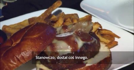 Szokujące danie w amerykańskiej restauracji