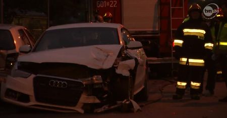 Uciekał skradzionym audi