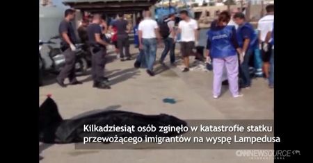 Katastrofa statku przewożącego imigrantów