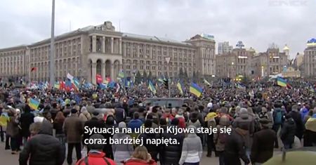 Napięta sytuacja na ulicach Kijowa