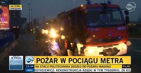 Ewakuacja stacji metra w Warszawie