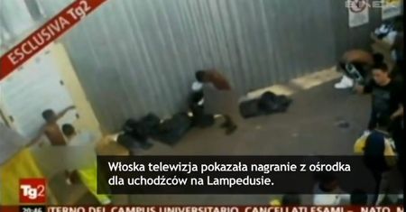 Szokujący film z ośrodka na Lampedusie