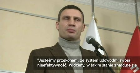 Witalij Kliczko o planach opozycji