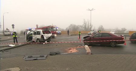Wypadek w Poznaniu - 10 osób w szpitalu