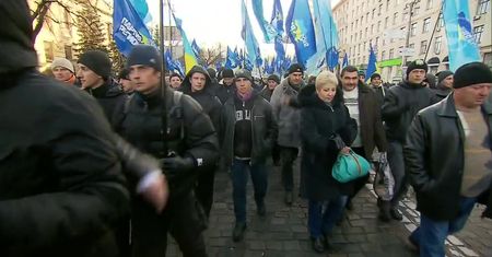 Kontrmanifestacja w Kijowie