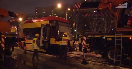 Tramwaj śmiertelnie potrącił człowieka