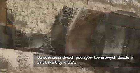 Zderzenie pociągów w USA