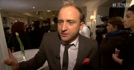 Borys Szyc dostał klapsa