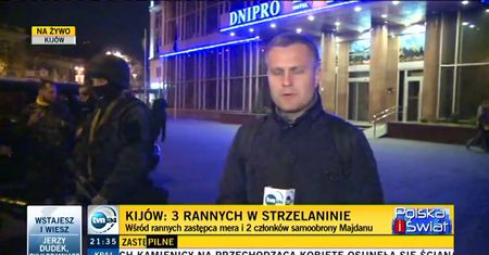 Strzelanina w centrum Kijowa