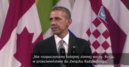 "Nie rozpoczynamy nowej zimnej wojny"