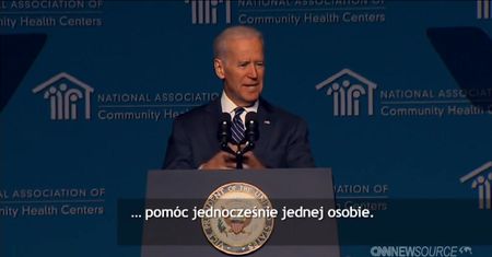 Awaria promptera w czasie wystąpienia Joe Bidena