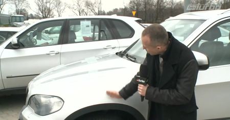 Wycinają błotniki, żeby ukraść reflektory
