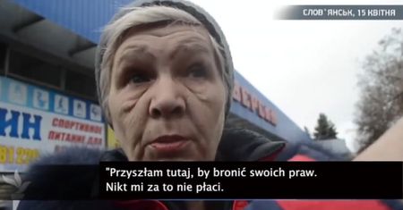 Rosyjskojęzyczni mieszkańcy Słowiańska: Bronimy swoich praw