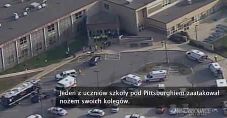 Atak nożownika w amerykańskiej szkole