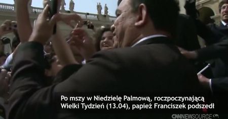 Nietypowe zachowanie Papieża