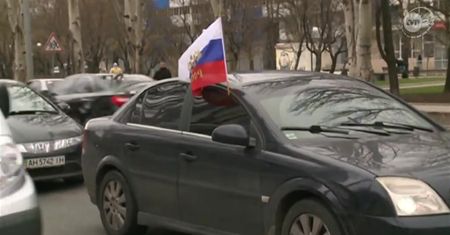 Manifestacja poparcia dla władz w Kijowie